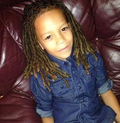 Dreads Kids With Dreadlocks, Hairstyles Dreads, Natural Protective Styles, Mens Dreads