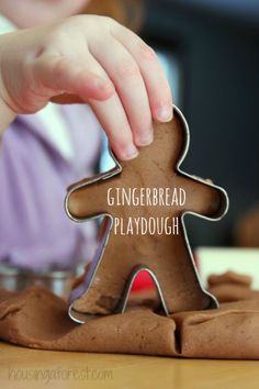 Gingerbread Playdough, Gingerbread Play Dough, Gingerbread Unit, Play Dough Recipe, Homemade Gingerbread, Playdough Recipe, 4 December, Preschool Christmas, 12 December