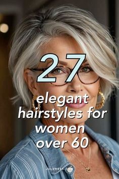 Beauty and Makeup: #beauty, #makeup, #skincare, #haircare Hair And Glasses, Elegance Hair, Over 60 Hairstyles, Hair Mistakes, Short Hair Over 60, Haircut For Older Women, Trendy Short Hair Styles, Hairstyles For Women