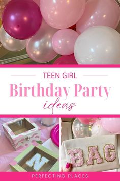 Simple Party Ideas for Teen Girls Birthday Brunch Ideas, Preteen Birthday, Girl Birthday Party Ideas, Teen Girl Birthday Party