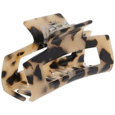 Add the finishing touches to your look with hair accessories like the Tortoise Shell Claw Hair Clip! These resin hair clips boast a brown and black tortoise shell-inspired shape. The neutral color allows this accessory to be paired with a variety of styles. Upgrade your entire look with one simple piece! Dimensions: 	 Length: 1/2" 	 Width: 2 7/8" Shell Claw Clip, Banana For Hair, Tortoise Shell Hair, Black Tortoise, Flat Hair, Claw Hair Clips, Hair Claws, Home Office Accessories, Hair Game