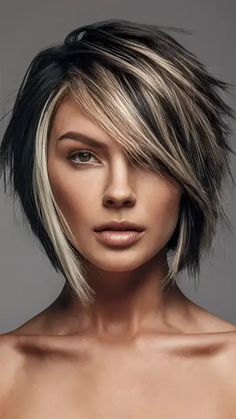 Bob Extensions, Short Sassy Hair Over 50, Sassy Pixie Haircut, Sassy Haircuts, Choppy Bob Haircuts, Medium Bob, At Home Diy, Short Sassy Hair