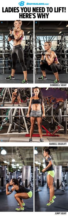 a woman doing squat exercises in the gym