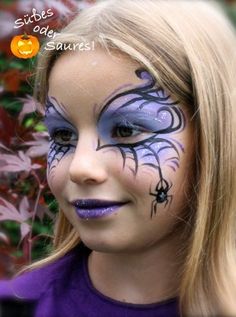 Face Painting Halloween Kids, Easy Halloween Face Painting, Girl Halloween Makeup