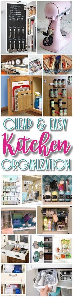 the ultimate guide to cheap and easy kitchen organization