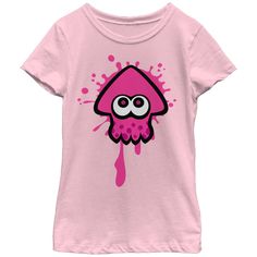 a pink t - shirt with an octopus on it