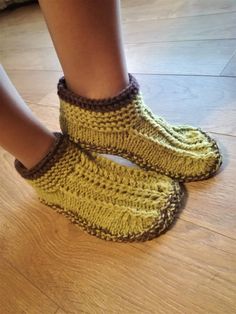 A beautiful pair of women's boot/knitted slippers. Made of 100 % wool yarn they are warm, cozy to wear and have a lot of bulk for extra comfort. Soles are covered with latex, which makes them not slippery to walk and give it a long life. Colors in picture - olive green, dark brown. To make a slippers takes 3-5 days. If you want any other colors, please contact me. CARE: gently handwash in warm water, using a wool detergent. Reshape and let it dry. You will enjoy wearing wonderful warm slippers Slippers Womens, Boots Slippers, Crochet Wool, Wool Slippers, Slippers For Women, Warm Slippers, Knitted Slippers, Crochet Shoes, Crochet Slippers