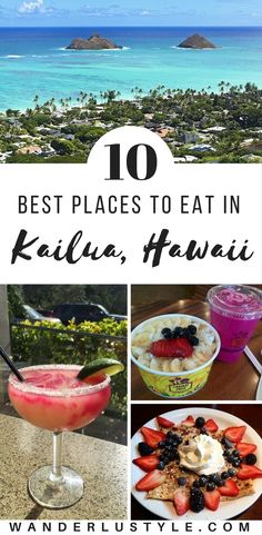 the best places to eat in kalua, hawaii