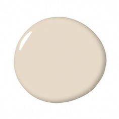 a white paint with a light beige color on the top and bottom, it is an oval