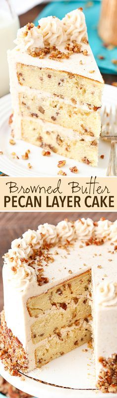 this pecan layer cake is the perfect dessert for any occasion