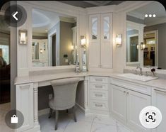 Bathroom Granite, L Shaped Bathroom, Bath Window, Granite Bathroom, Stone Vanity, Best Kitchen Design, Makeup Area, Room Vanity, Inspiration Bathroom