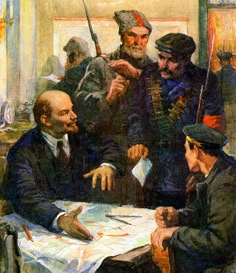 Lenin planning the October Revolution with the Bolshevik Red Guards Russian Revolution Aesthetic, Bolshevik Propaganda, October Revolution, Bolshevik Revolution, Zombie Army, Revolution Art