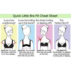 Perfect Bra Fit, Measure Bra Size, Bra Fitting Guide, The Whoot, Bra Size Charts, Instructional Video