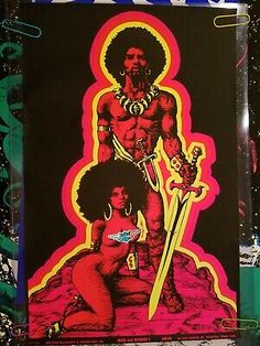 MAN & WOMAN #1. READY FOR YOUR COLLECTION! African American Vintage, Groovy Poster, Hippie Posters, Soulful Art