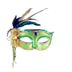 New Woodland Fairy Mask Plastic Mask, Feather Mask, Half Mask, Half Face Mask, Halloween Costume Shop, Pirate Woman, Woodland Fairy, Gold Feathers, Masks Masquerade