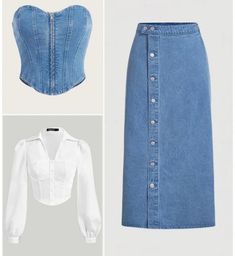 Jean Skirt Outfit, Denim Skirt Outfit, Outfit For Church, Modest Girly Outfits, Street Style Outfits Casual, Capsule Wardrobe Casual, Neat Casual Outfits, Modest Casual Outfits, Modest Dresses Fashion