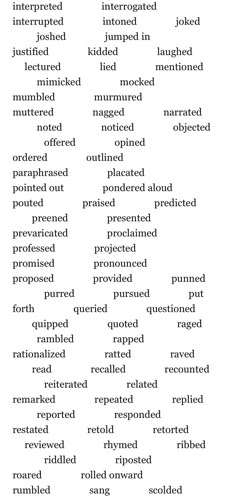 a table with words that are written in different languages