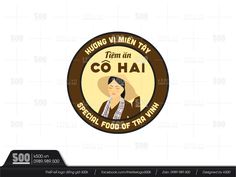 a sticker with the words, hong women's tea co hai