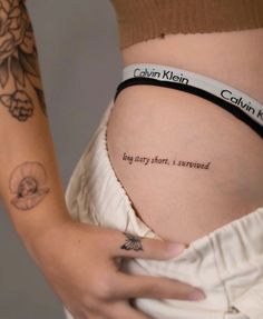 a woman's belly with the words written on it