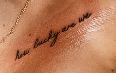 the back of a woman's chest with an inscription on it that says, how difficult are you?