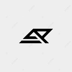 an abstract black and white logo with the letter k in it's diagonal triangle shape