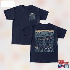 Product Description: Material: Our T-Shirt Is Made From 100% Open End Cotton. Size: My Sizes Range From S To 3xl If You Want To Change Color Or Size, Please Message Us. Noah Kahan, Tour Shirt, Tour T Shirts, Cool Tees, Black Tee, Everyday Fashion, Retro Fashion, Tee Shirts, Mens Shirts