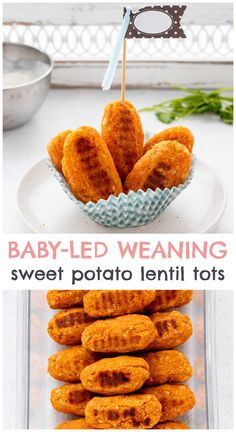 baby - led weaning sweet potato lentils are the perfect appetizer for any party