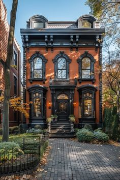 Witchy Homes, Boston Ideas, Brownstone Homes, Royal Kitchen, House Elements, Old Stone Houses, French Style Homes, New Orleans Homes