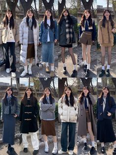 Japan Outfit Winter, Simple Casual Outfits, Outfit Korean Style, Best Winter Outfits, Japan Outfit, Outfit Korean, Korea Style, Embroidered Shoes, Winter Fits