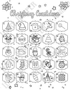 christmas coloring pages for adults and children to print on the wall or use as an activity