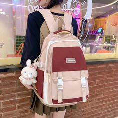 B3104 Cool Backpack - Multi-Pocket School Bags For Teenage Girls | Touchy Style