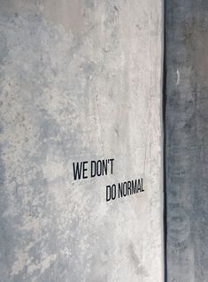 we don't do normal sticker on the side of a concrete building wall