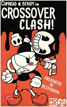 an advertisement for the upcoming cartoon movie, crossoverer clash with mickey mouse and pluto