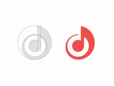 two different logos, one with a music note and the other with a musical note