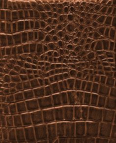 an alligator skin pattern is shown in brown