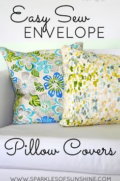 the easy sew envelope pillow covers