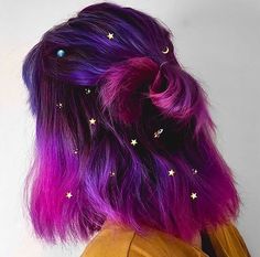 Exotic Hair Color, Exotic Hairstyles, Hair Color Crazy, Hair Jewels, Trendy Hair Color, Penteado Cabelo Curto, Happy Hair, Summer Hair Color, Dye My Hair