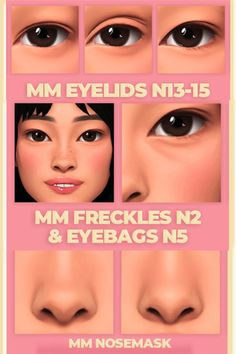 an advertisement with different types of eyes