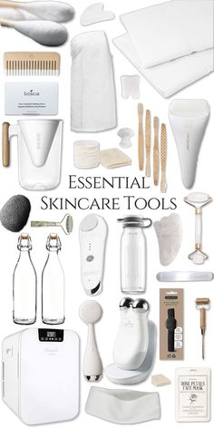 Essential Skincare Tools and How to Use them to achieve better skin Glass Skin Skincare products K-Beauty Korean Beauty Tools Glass Skin Skincare, Desain Pantry, Diy Beauty Treatments, Coastal Dining, Diy Kosmetik, Favorite Skincare Products, Skincare Tools, روتين العناية بالبشرة