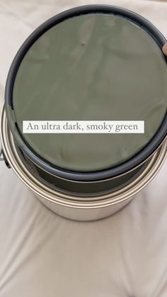 an ultra dark smokey green paint can be used to create a unique backdrop