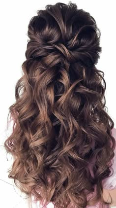 Half Pony Hairstyles, Half Pony, Partial Updo, Fab Mood, Pony Hairstyles, Boho Hairstyle, Updo Hairstyle, Long Hair Wedding Styles