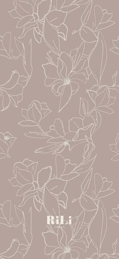 an image of flowers on a brown background