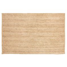 an area rug made out of jute on a white background