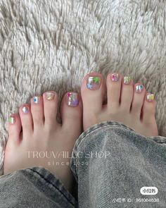 Gel Toe Nails, Really Cute Nails, Black Nail, Nail Nail