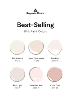 the best selling pink paint colors