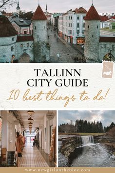 an image of the town with text overlaying it that reads,'talin city guide 10 best things to do '