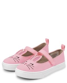 Girls Bunny Ballet Flats - Spring Celebrations | Gymboree - PINK Bunny Mary, 3d Bunny, Hip Hop Hooray, Embroidered Bunny, Spring Flats, Girls Dress Shoes, Gymboree Girl, Bunny Face, Leggings Shorts