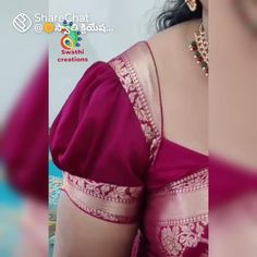 Blouse Front Designs Latest, Front Neck Blouse Design Latest, Front And Back Blouse Designs Latest, Simple Saree Blouse Designs, Basic Blouse Designs, Plain Blouse Designs, Lace Blouse Design, Latest Bridal Blouse Designs