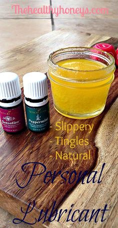 DIY Personal Lubricant - The Healthy Honey's Diy Lush, Healthy Honey, Young Living Oils, Diy Essential Oils