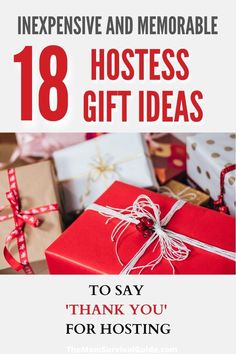 Find a hostess gift idea that is both affordable and memorable. This is a list of thank you gifts for hostess that they will love to recieve. Whether you need hostess gift ideas for Christmas, gifts for hostess of a baby shower, ideas for hostess gifts of a bridal shower, or wedding shower, or just a last minute hostess gift, you can find it here.